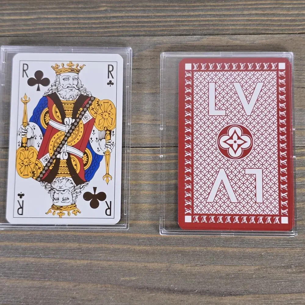 Louis Vuitton playing card - King And Queen Of Clubs In Protective Case.